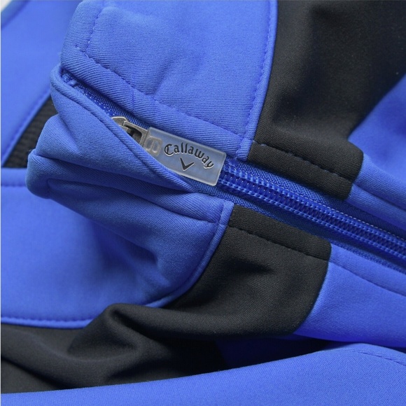CALLAWAY Weather Series Jacket Size XL Full Zip-Up Blue/Black - Picture 8 of 11